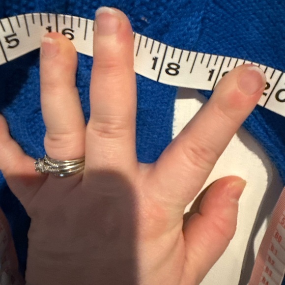 Talbots Vibrant Blue Cowl Neck Sweater - Picture 4 of 5